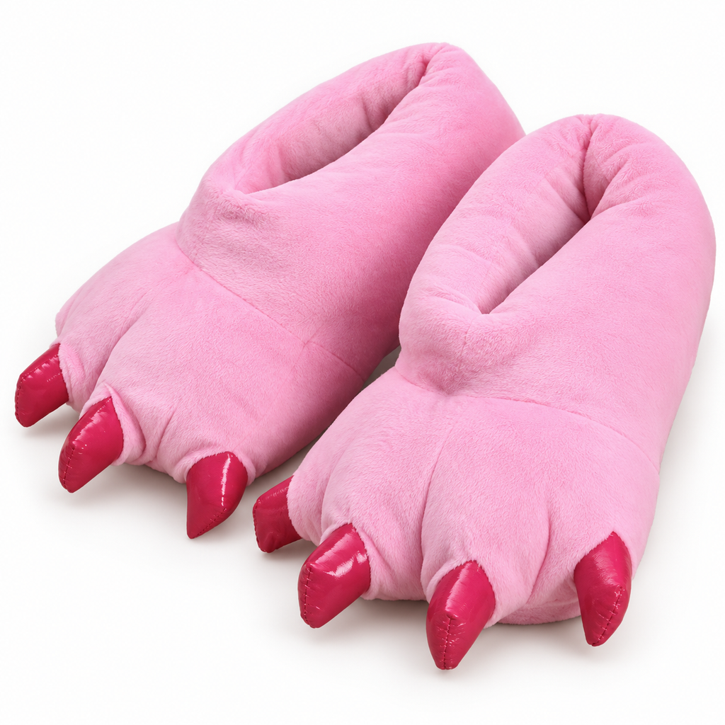 Cozy Dinosaur Paw Monster Slippers