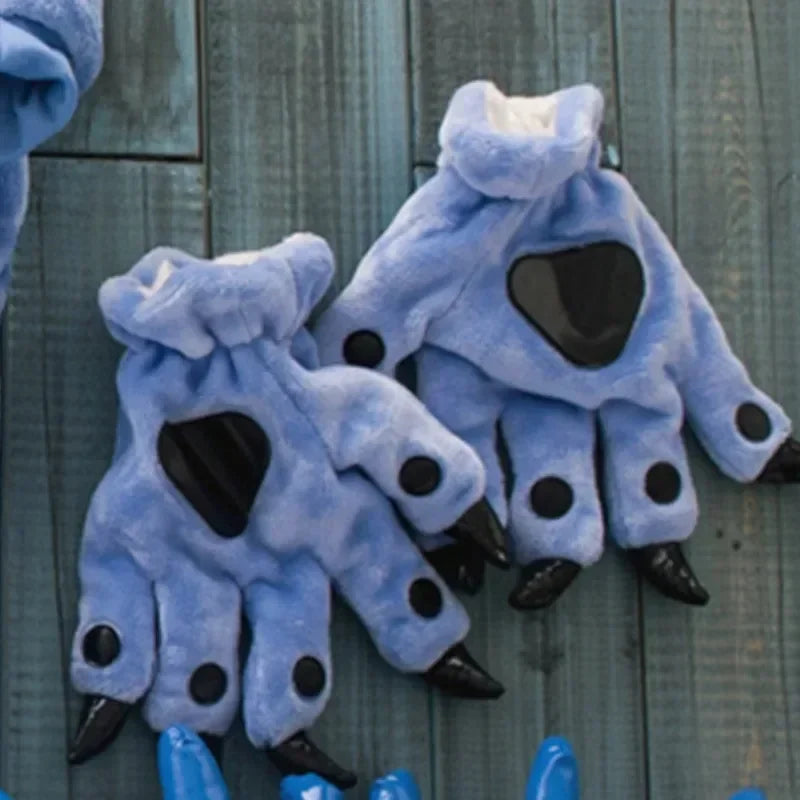 Cozy Dinosaur Paw Monster Slippers