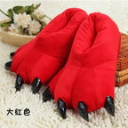 Cozy Dinosaur Paw Monster Slippers