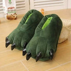 Cozy Dinosaur Paw Monster Slippers